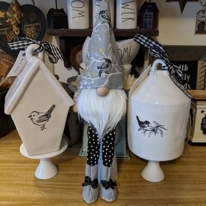 Rae Dunn birdhouse gnome